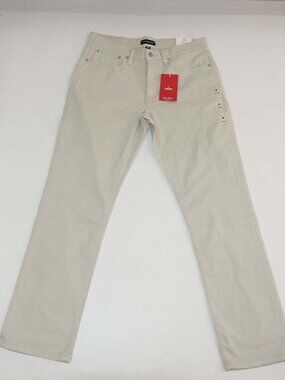 Lucky Brand Men's 223 Straight Sateen Stretch Jeans Size 33 x 32 NWT Beige Pants